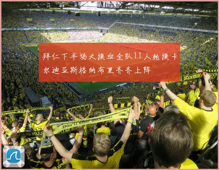 拜仁下半场大换血全队11人轮换卡尔迪亚斯格纳布里齐齐上阵